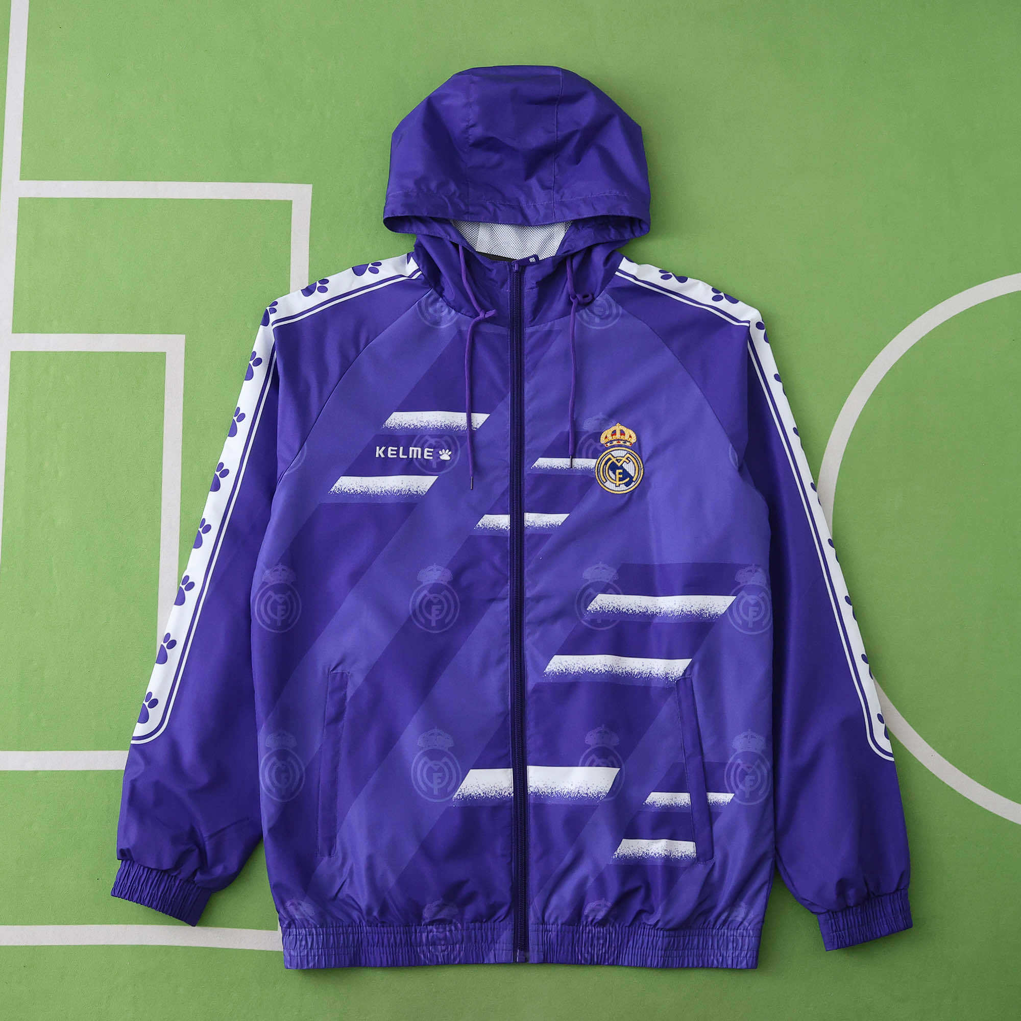 Real Madrid '80s Vintage' - Hooded Jacket