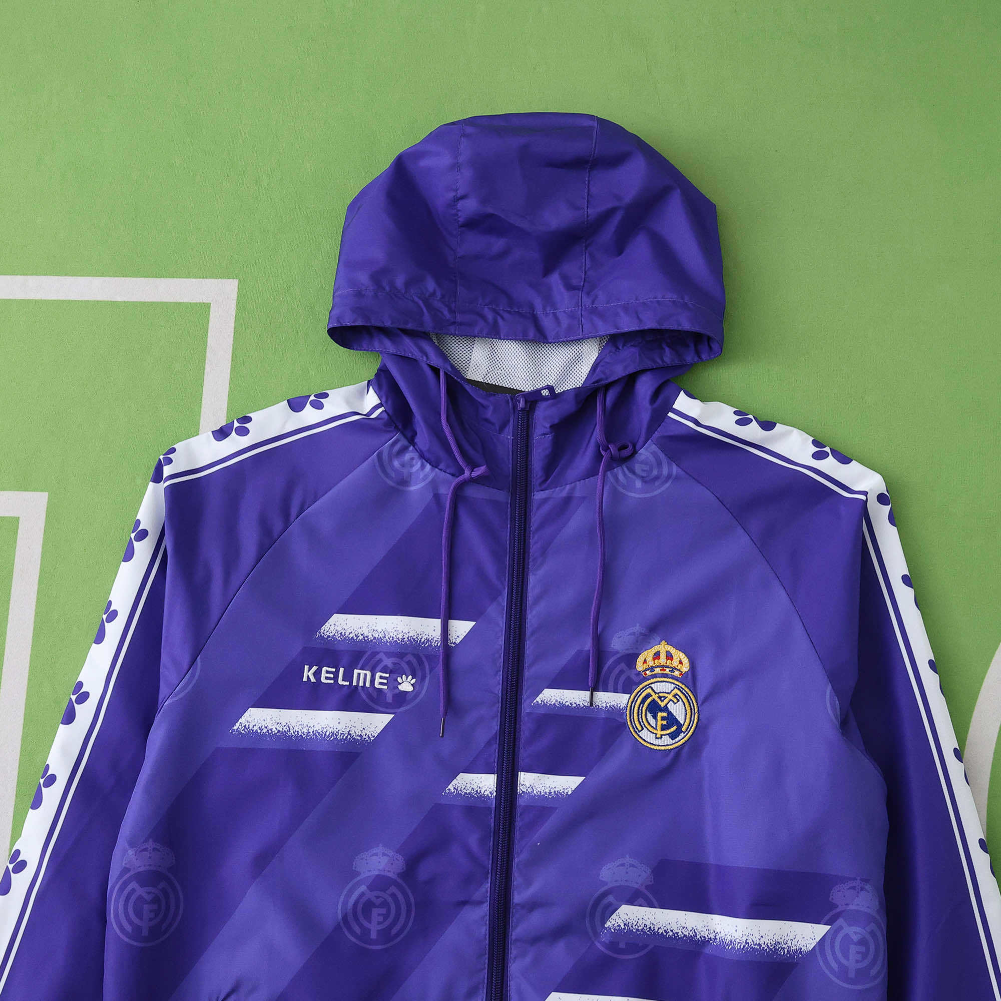 Real Madrid '80s Vintage' - Hooded Jacket