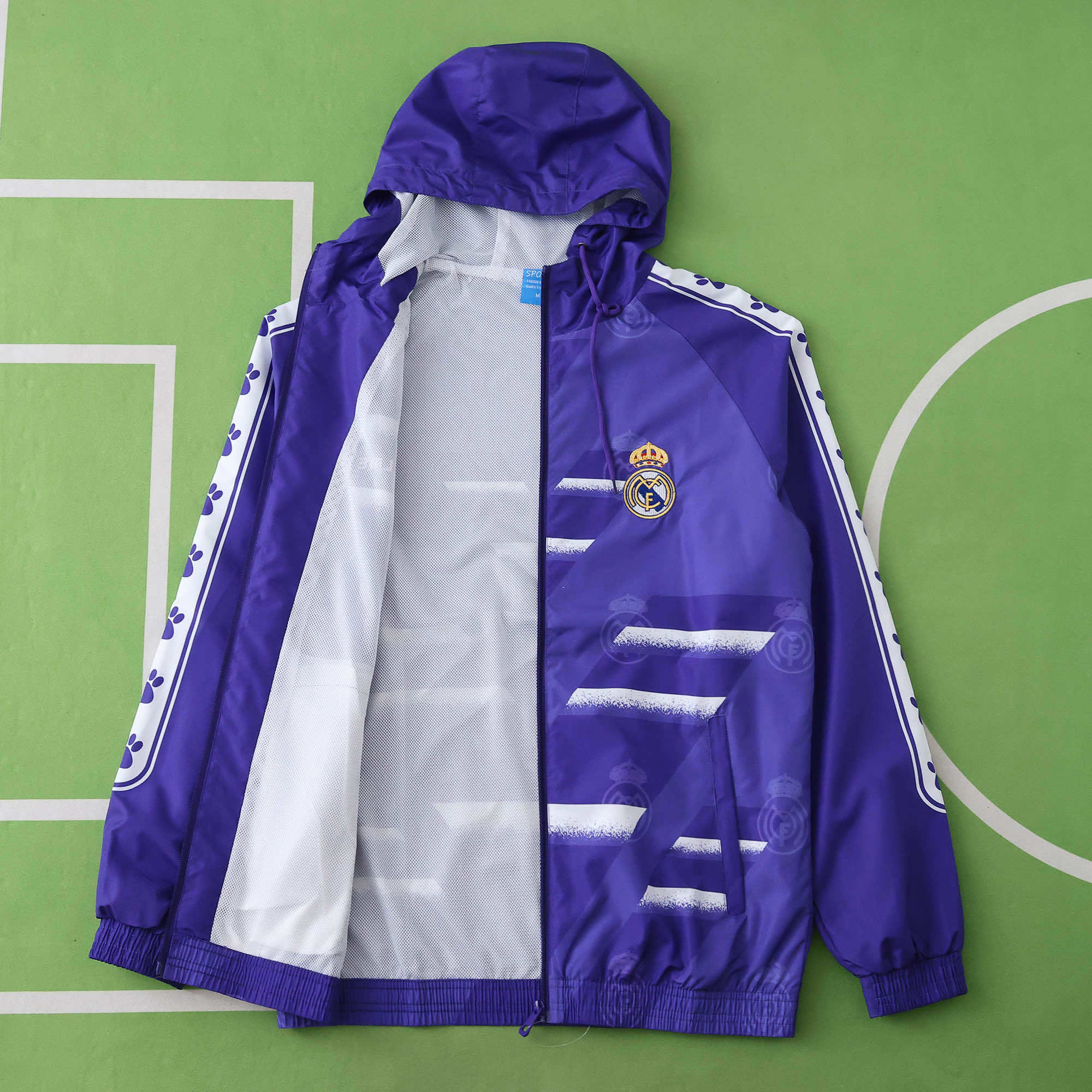 Real Madrid '80s Vintage' - Hooded Jacket