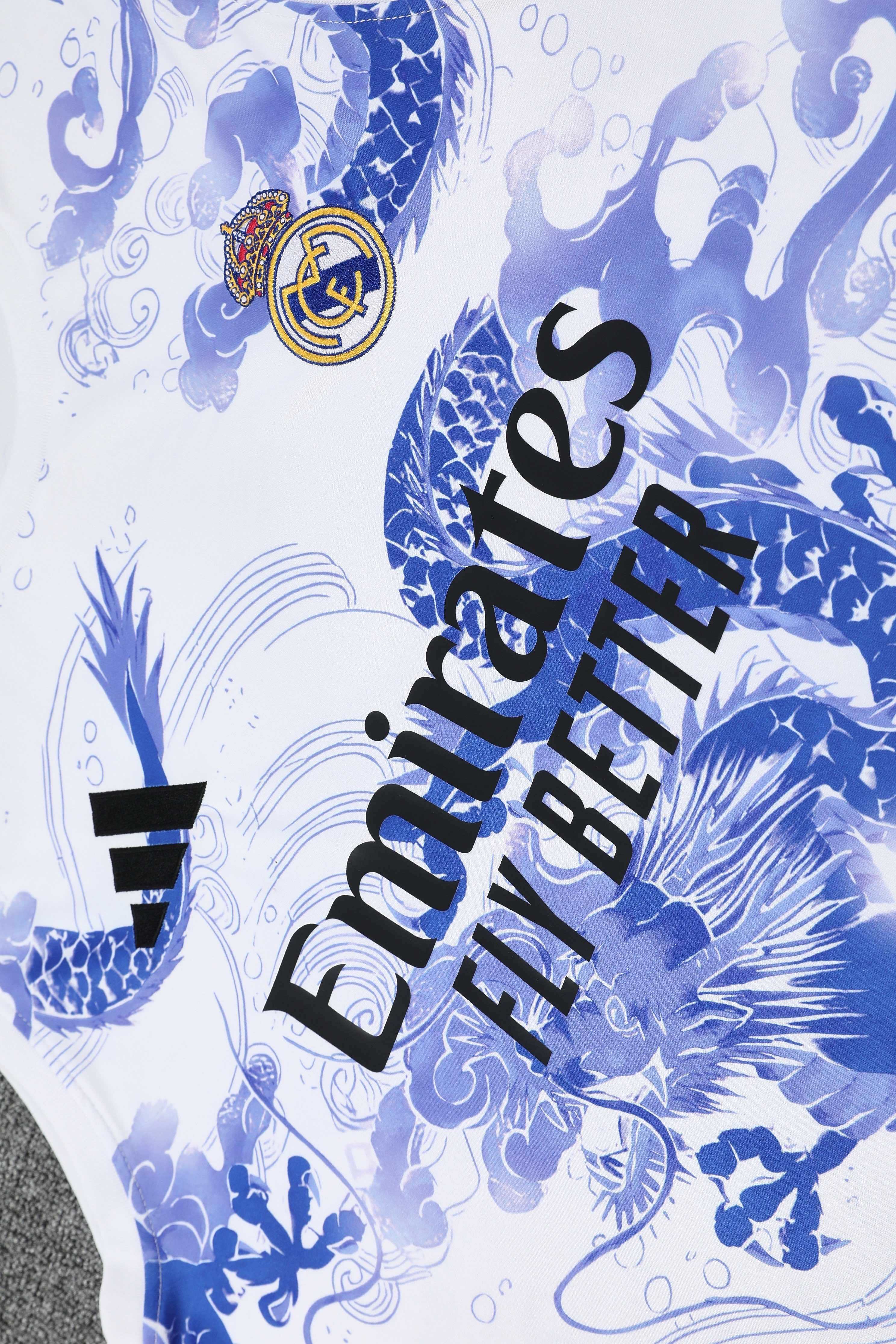 Real Madrid 'White Dragon' - Tank Top
