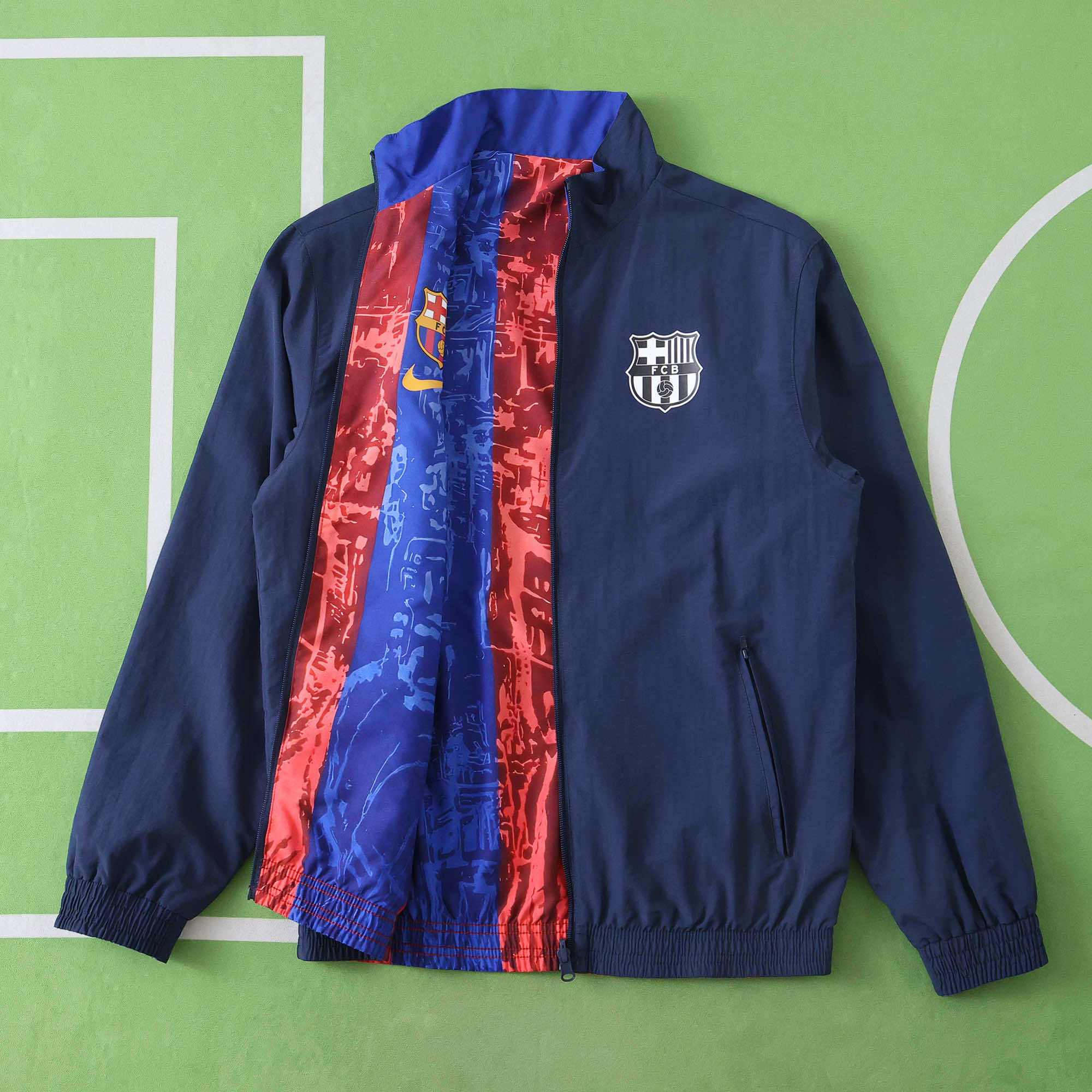 Barcelona 'Graffiti' - Reversible Jacket