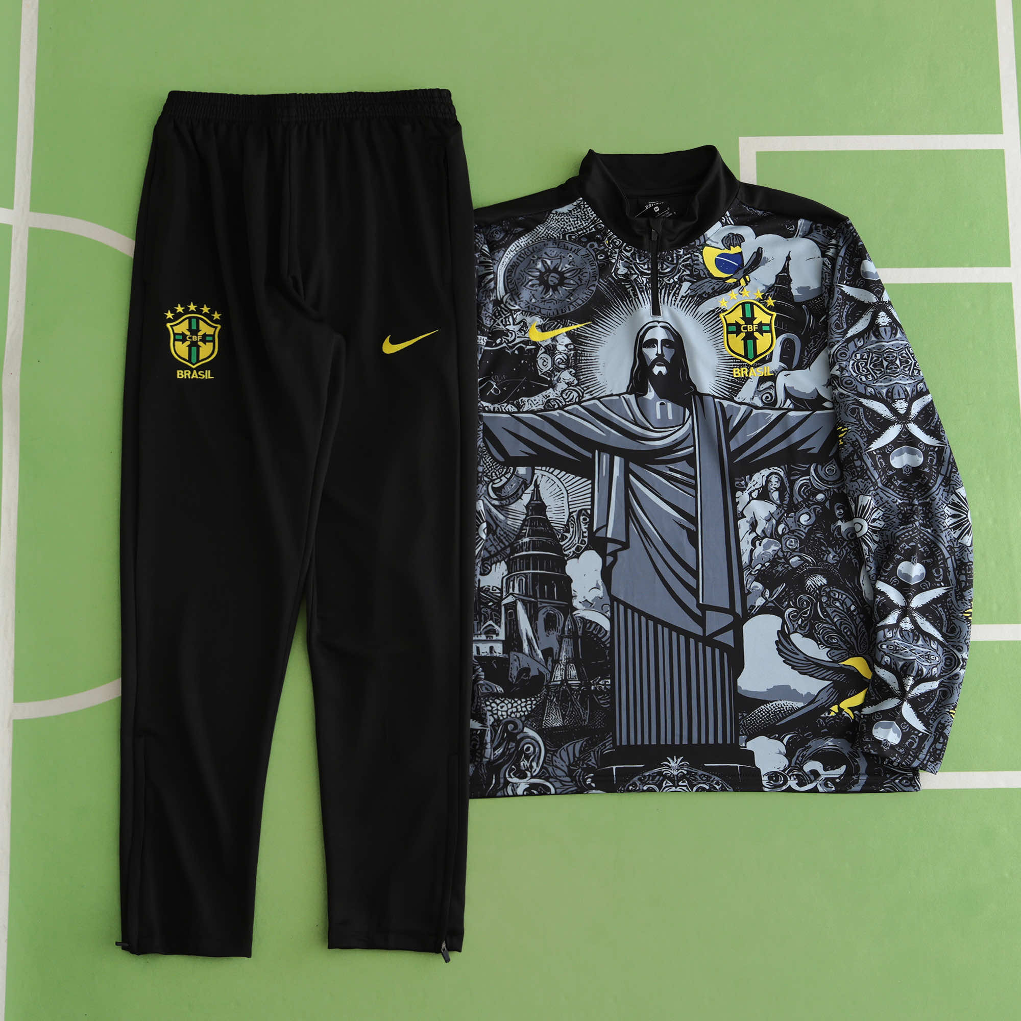 Brazil "Cristo Black" Tracksuit