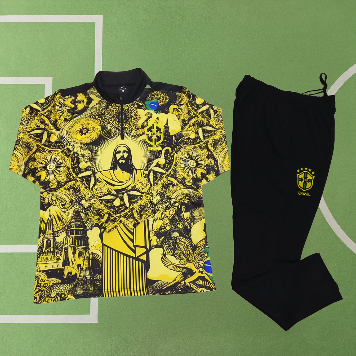 Brazil "Cristo Yellow" Tracksuit