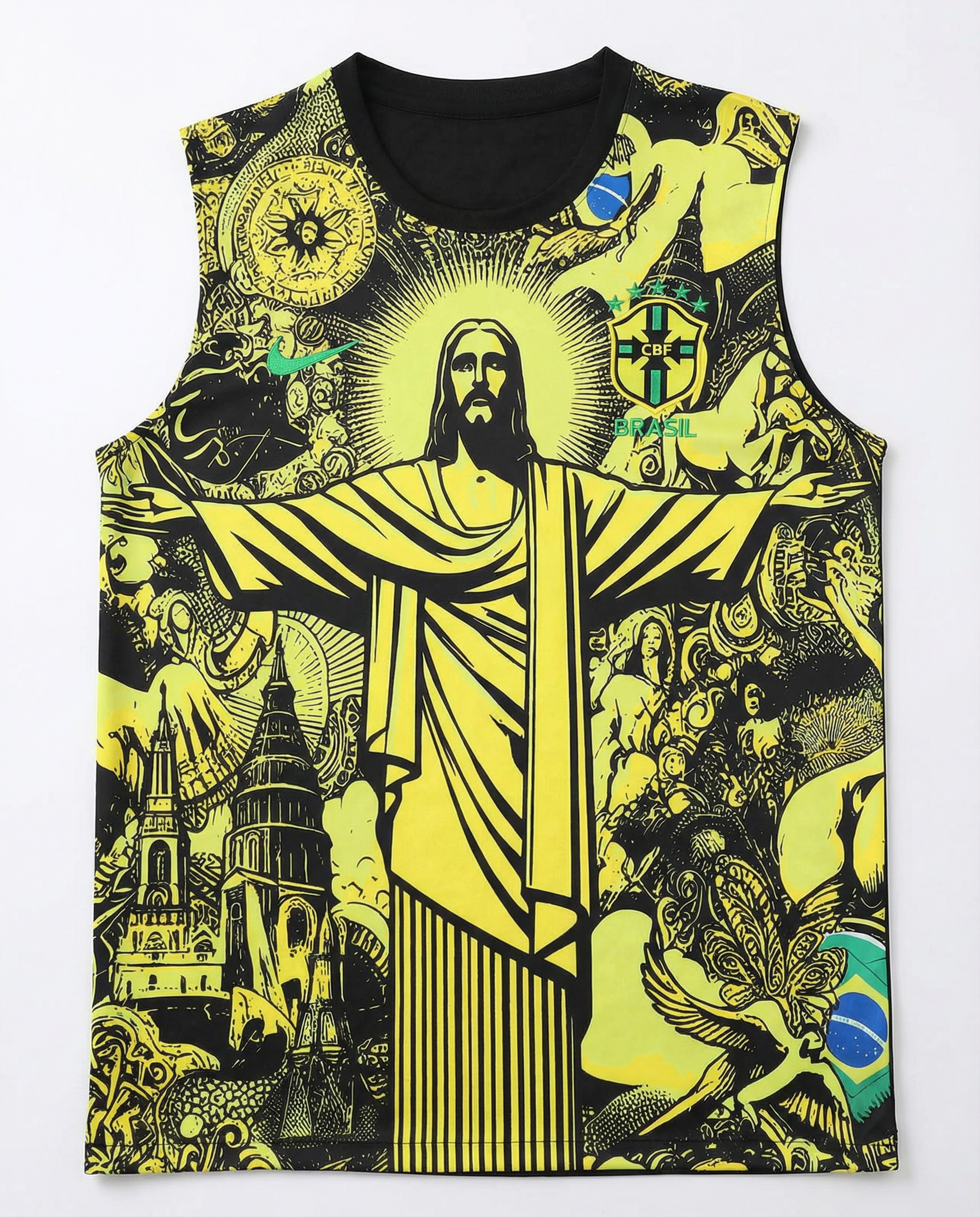 Brazil 'Cristo Yellow' - Tank Top