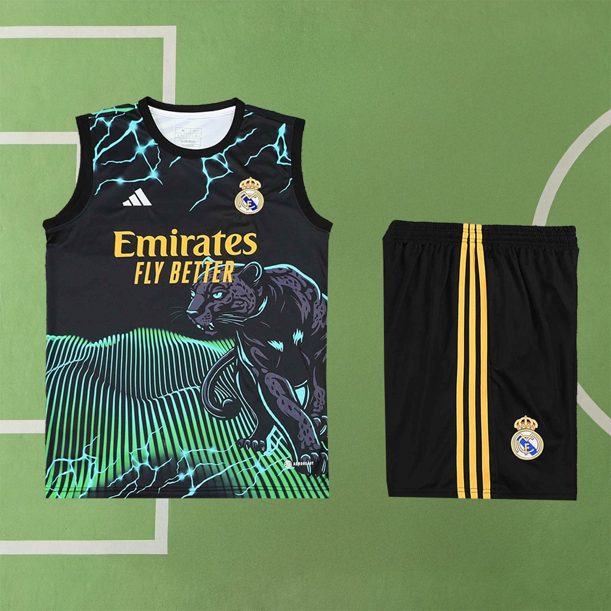 Real Madrid 'Green Panther' - Tank Top