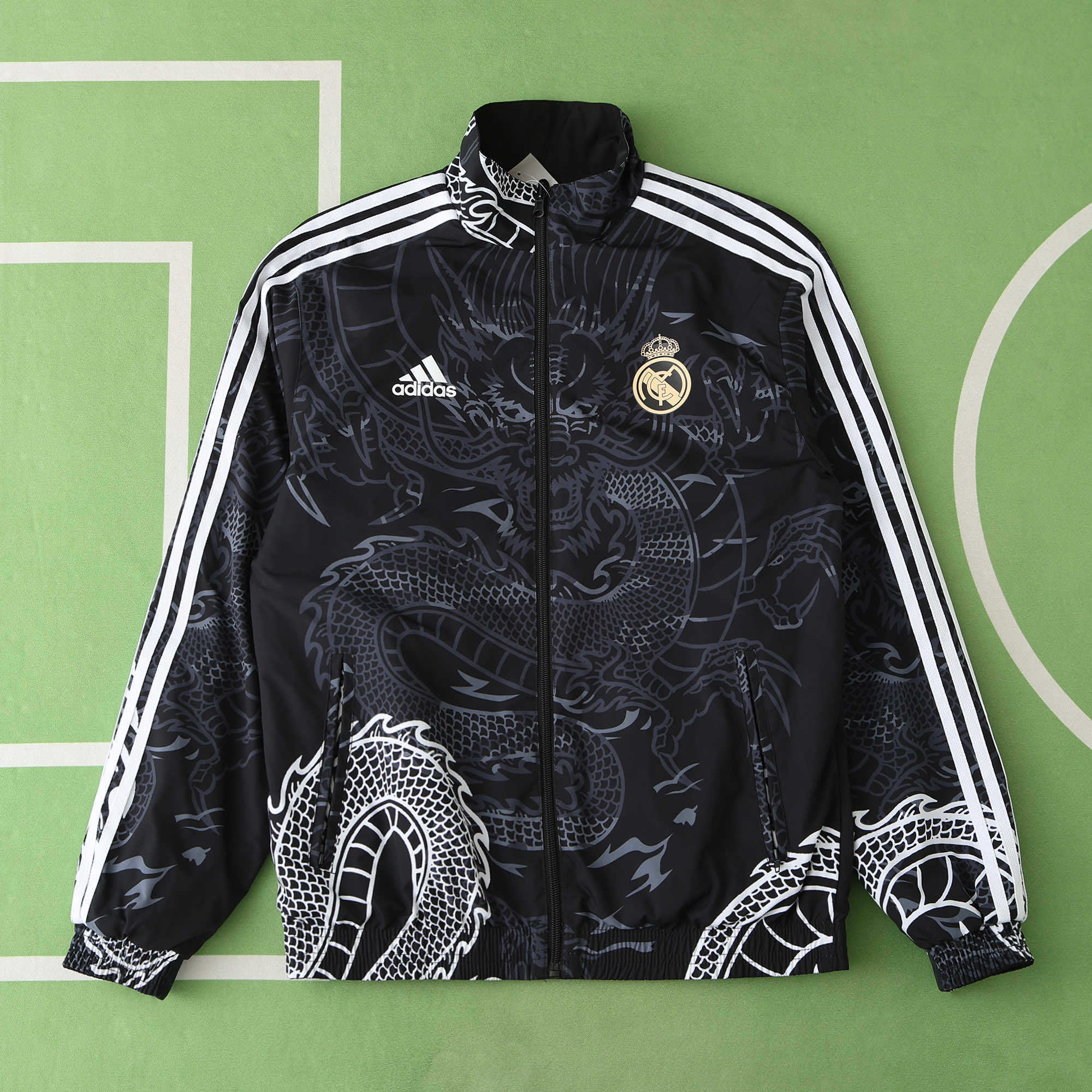 Real Madrid 'Black Dragon' - Reversible Jacket