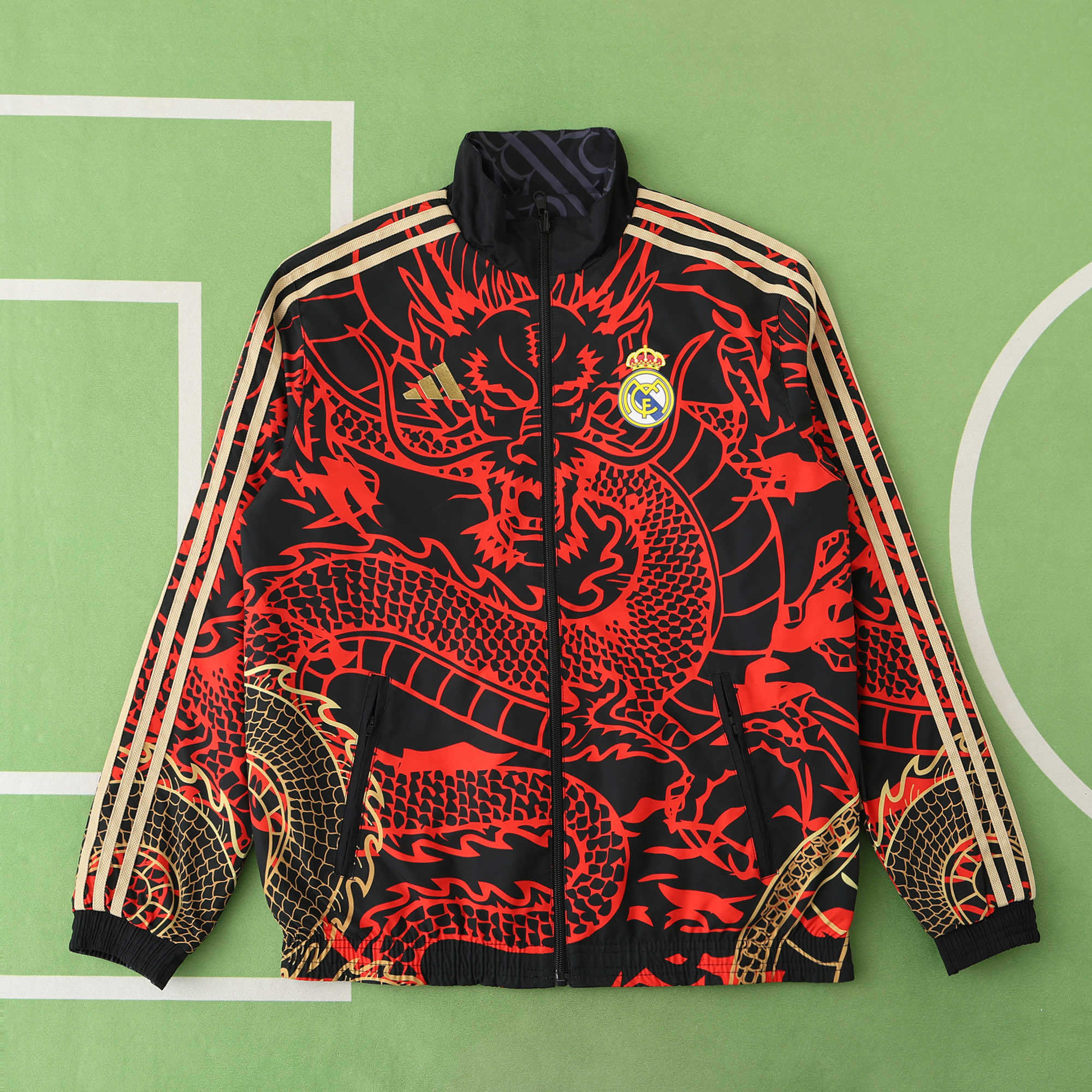 Real Madrid 'Red Dragon' - Reversible Jacket