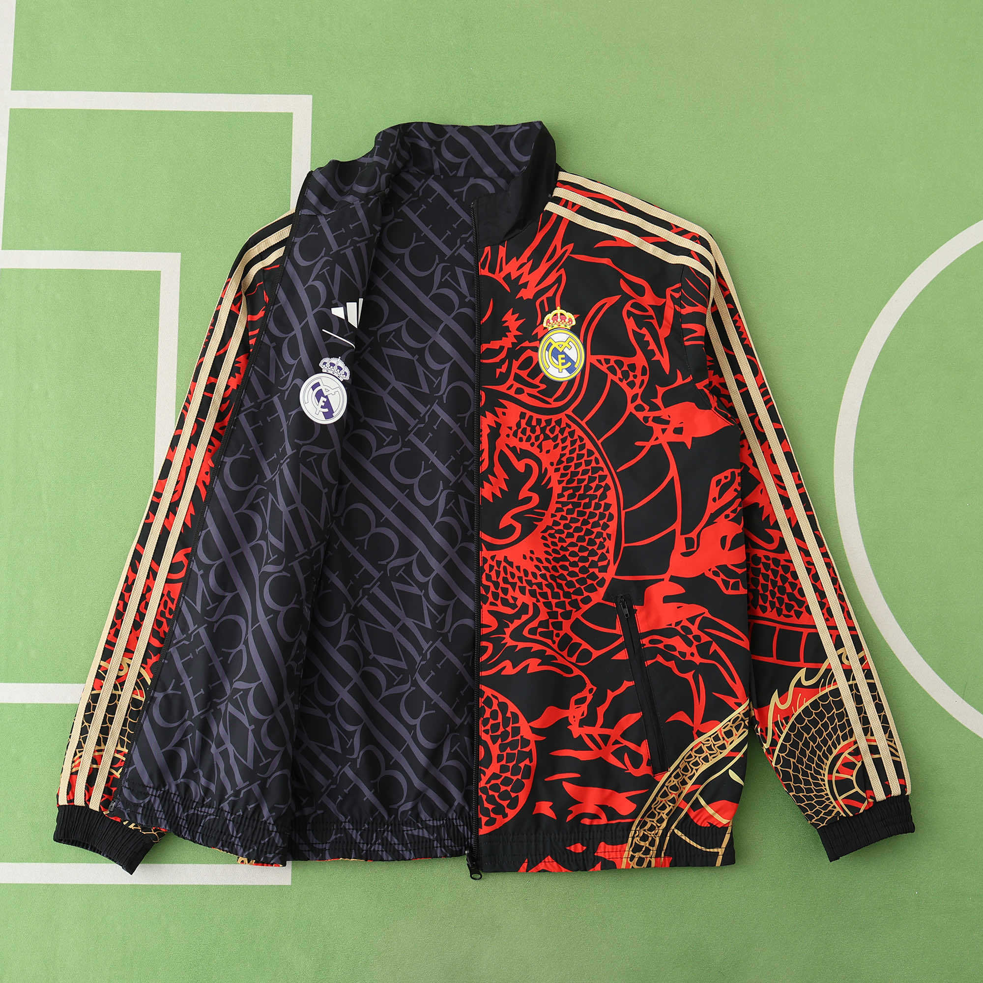 Real Madrid 'Red Dragon' - Reversible Jacket