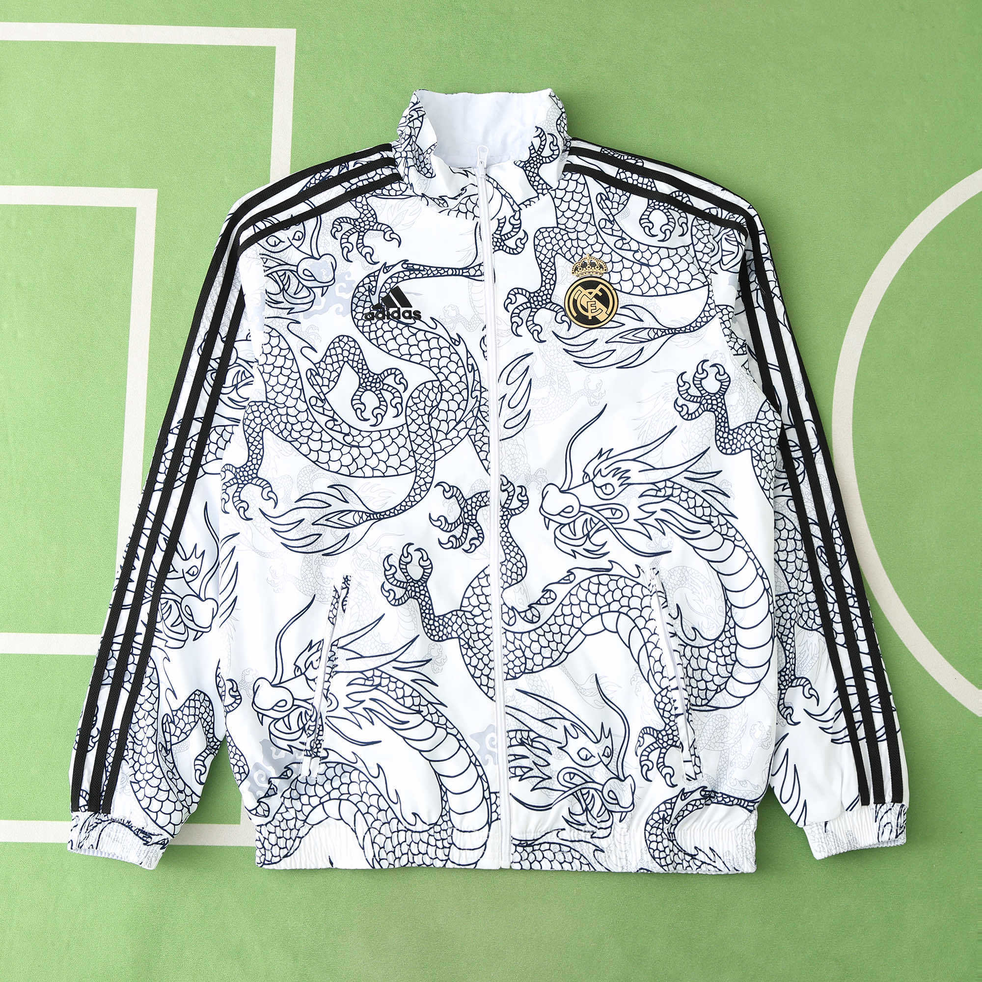 Real Madrid 'White Dragon' - Reversible Jacket