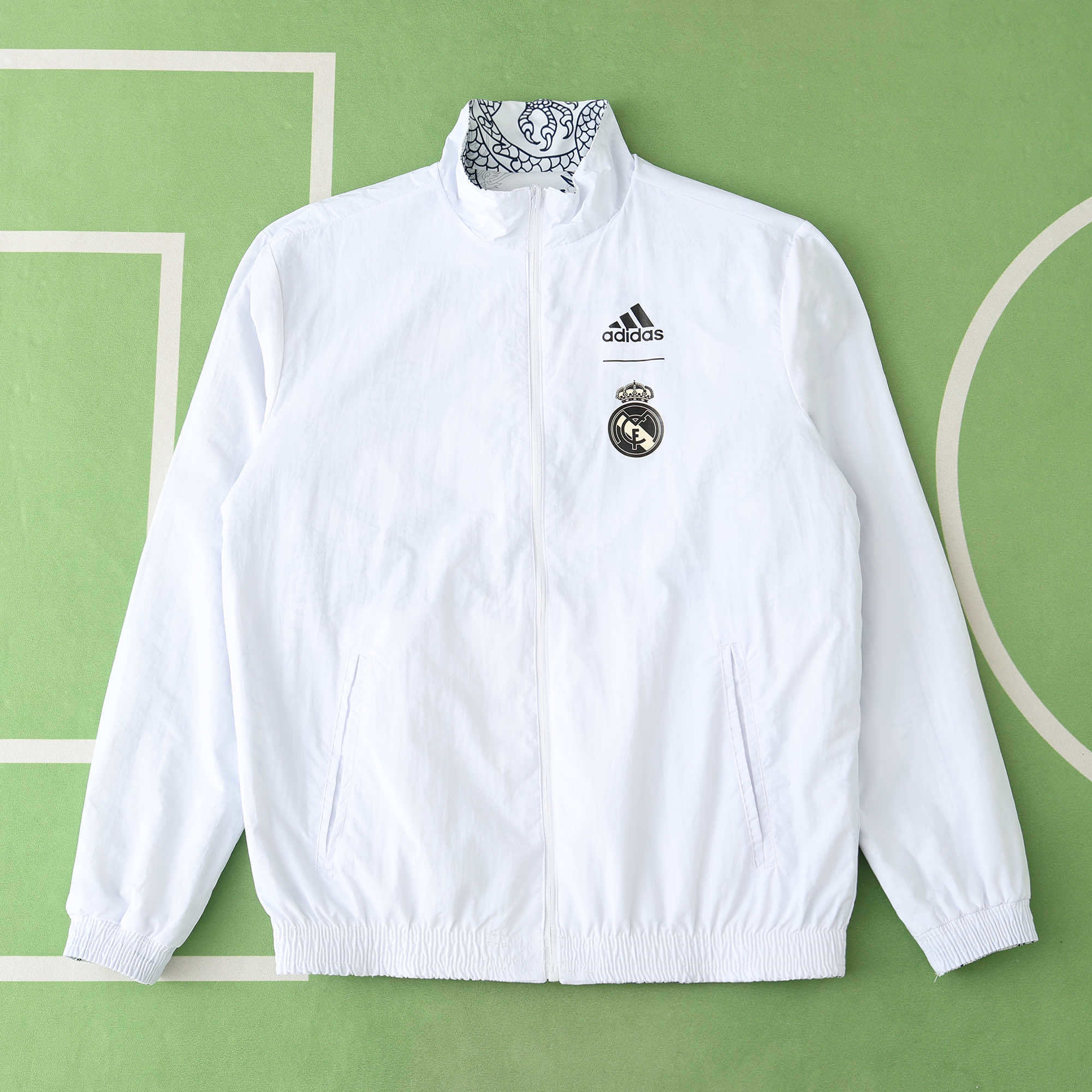 Real Madrid 'White Dragon' - Reversible Jacket