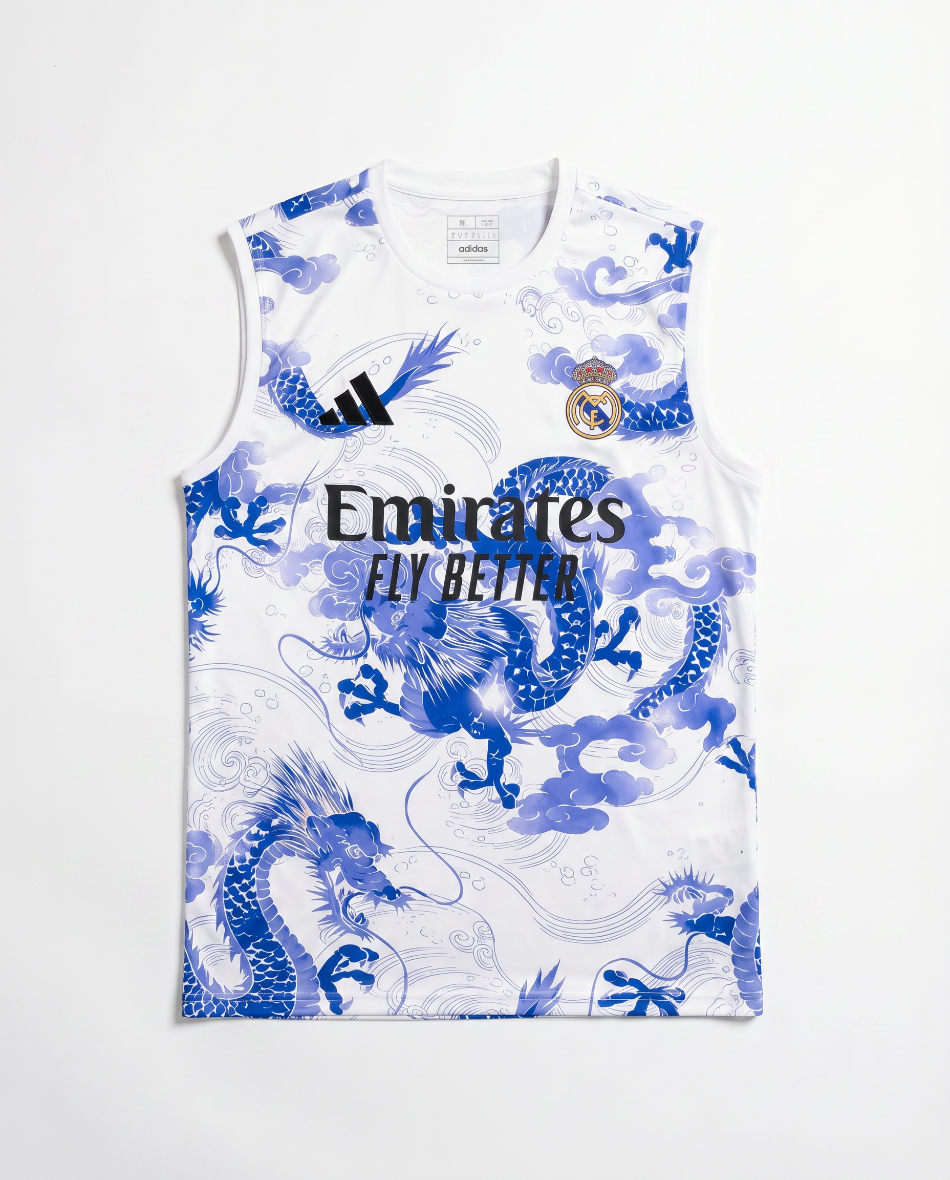Real Madrid 'White Dragon' - Tank Top